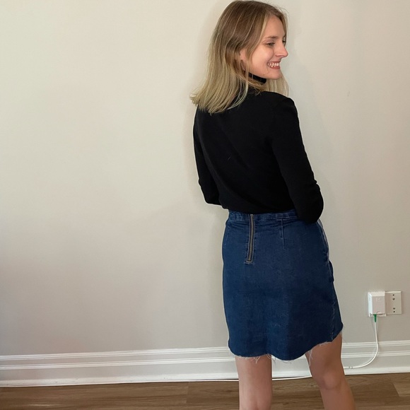 vintage jean skirt - Picture 5 of 12